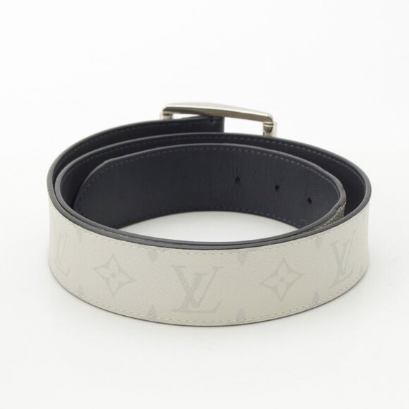 Louis Vuitton Leather Monogram Ceinture Reverso Belt Light Gray main image 5